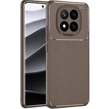 Teknoparkx Mey Ithalat®   Redmi Note 14 Pro 4g Kılıf Auto Focus Karbon Kapak - Gri