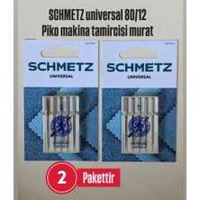 Schmetz Universal 80/12 Dikiş Iğnesi 2 Pakettir