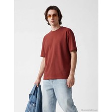Lc Waikiki Yeni Sezon %100 Pamuk Boxy Fit Basic Kalın Tişört