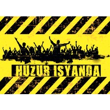 Lucena Huzur Isyanda Yazılı Ahşap Mdf Tablo Duvar Dekoru Eskitme Genç Odası Ofis Dekoratif Tablo