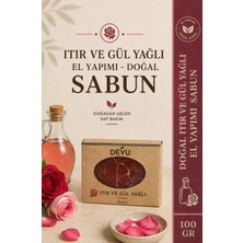 Devu Itır ve Gül Yağlı El Yapımı Doğal Sabun