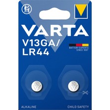 Varta V13GA Alkalin Düğme Pil 2'li Paket (Alkalin) 3 Adet