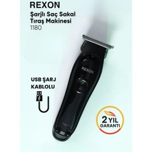 Premini Şarjlı Saç ve Sakal Tıraş Makinesi, T-Bıçak, 2 Hız, 80 Dk Pil Gücü
