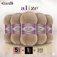 Alize Cotton Gold - 262 Meşe - 5'li Paket - 100GR/330M - Pamuklu Hırka Yelek Amigurumi Ipi