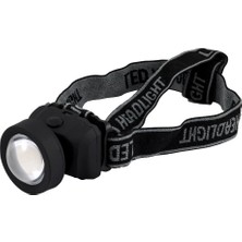 Magicool Kamp, Avcılık ve Tamirat Işleriniz Için Ideal  PC-1888 Cob LED Kafa Feneri, Yüksek Işık Gücü ve Düşük Enerji Tüketimi Sunar. 3  Aaa Pil Ile Çalışan, Hafif ve Ayarlanabilir Kafa Bandıyla Elle