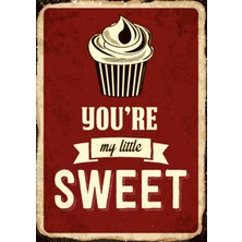 Lucena Cupcake Temalı Ahşap Mdf Tablo Duvar Dekoru Eskitme Dekoratif Tablo