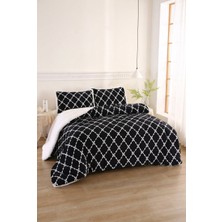 Mata Çeyiz Osotto Çift Kişilik Desenli Comforter Yorgan Seti 220X240 cm – Şık Tasarım ve Üstün Uyku Konforu