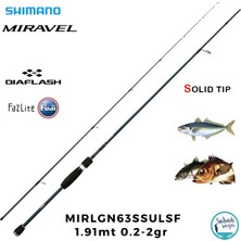 Shimano Miravel Light Game Nano Solid 63SSULSF 1.91MT 0.2-2gr Solid (2p) Lrf Kamış