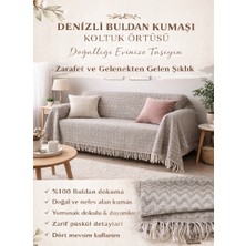 Özel Üretim Koltuk Örtüsü -%100 Buldan Kumaşı-Renk: Acık Kahve
