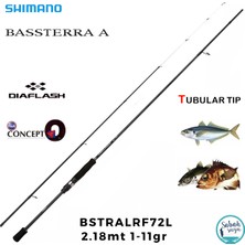 Shimano Bassterra A Lrf 72L 2.18MT 1-11GR (2p) Lrf Kamış