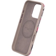 MiraLive Onegif Apple Iphone 15 Flower Series Magsafe Kapak - Gri
