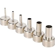 Gollum Teknoloji 858 Uyumlu Yuvarlak Sıcak Hava Tabancası Ucu Nozzle 3MM/4MM/5MM/7MM/8MM/10MM/12MM