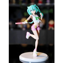 Hatsune Miku Anime Figürü 20 cm Pvc Koleksiyonluk Dekoratif Figür