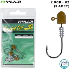 Ryuji Rocket Oil Jighead 2gr #2 (3 Adet)