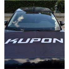 Kara Oto Serisine Uyumlu Büyük Boy 1. Kalite Araç Sırt Yazılı Kupon Havlu 135X65