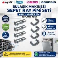 Öz Beyaz Eşya Arçelik Uyumlu Bulaşık Makinesi Ray Durdurucu Pim Seti