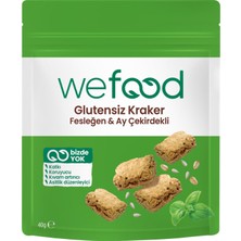 Wefood Fesleğenli Kraker 40 G (5'li Paket)