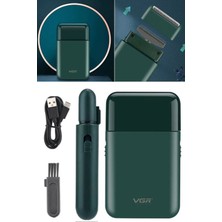 Premini Ince Elektrikli Kesme Sakal Tıraş Makinesi, USB Şarjlı ve Pratik Kullanım