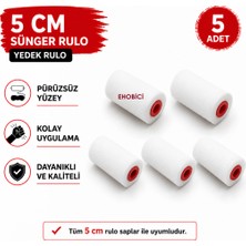 Ehobici Sünger Rulo 5cm Yedek Sünger 5 Li Takım