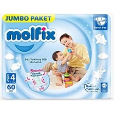 Bg Store 3D Bebek Bezi Maxi 4 Beden, Fırsat Paketi 60 Adet