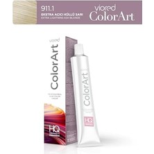 Profesyonel Tüp Saç Boyası 60 ml 911.1 Ekstra Açıcı Küllü Sarı