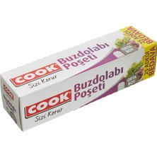 Peri Store Ekonomik Buzdolabı Poşeti, Orta Boy, 24 x 38 Cm, 50 Yaprak