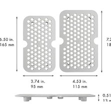 Peri Store & Save Vakum Aksesuarları Seti Plastik Kutular Için, M/l / 2-Parça