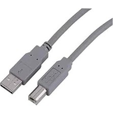 USB 2.0 A Fiş - B Fiş Gri 1.5m