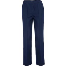 My Form Kadın Alpaka Kumaş Pantolon-Lacıvert