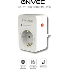 Basic Akım ve Şok Korumalı Priz 720 Joule