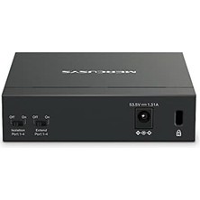 MS105GP, 5-Port Gigabit Desktop Switch With 4-Port Poe+