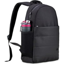 Mila BP-TX100 Serisi 15,6 Inch, Su Geçirmez Kumaş ve Su Geçirmez Fermuar Notebook, Laptop, Sırt Çantası -Siyah