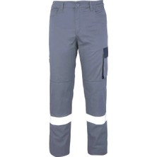My Form Palmira Plus Harman Kumaş Pantolon-Grı Lacıvert