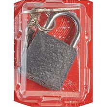 Peri Store 524164 Asma Kilit Gri Döküm, Gri, 25MM