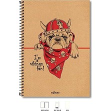 A4 Defter Düz 200 Syf Köpek Eco