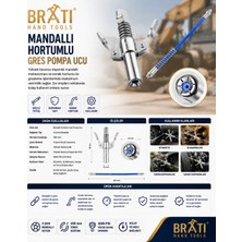 BRATİ HAND TOOLS Mandallı Hortumlu Gres Pompa Ucu
