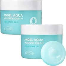 Aqua Moisture Cream Nemlendirici Yatıştırıcı Krem Seti Hyaluronik Asit Panthenol 2X150 ml