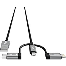 Kablo 3ın1 USB A -Lıght/m-Usb/t. C