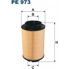 Filtron Almparca Yakit Filtresi Caddy 04- -Golf 03- -Jetta 05-10 -Octia 04-10 -Touran 03-10 -Leon 05- 2.0 1.9 Tdi PE973