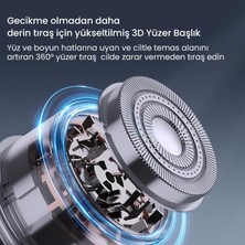Şarjlı Taşınabilir Mini Sakal ve Yanak Tıraş Makinesi