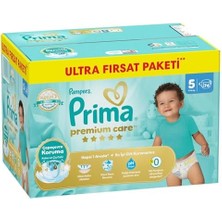 Bebek Bezi Premium Care 5 Numara 74 Adet Ultra Fırsat Paketi