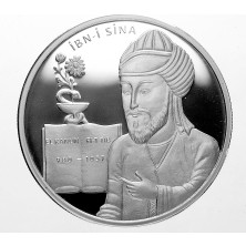 Urlanumis Islam Alimleri Serisi No. 1 Ibn-I Sina 2021 Hatıra Parası Gümüş *sertifikalı Nadir!