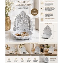 Saf Hobi Kabuk Desenli Dekoratif Takılık ve Organizer