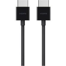 AV10168BT2M-BLK HDMI Kablosu, Amazon Fire-Tv ve Diğer HDMI Özellikli Cihazlar Için (4 K Uyumlu), 2,4 M – Siyah 6.6 Feet Siyah