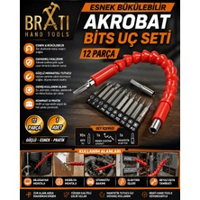 BRATİ HAND TOOLS Esnek Bükülebilir Akrobat Bits Uç Seti 12 Parça