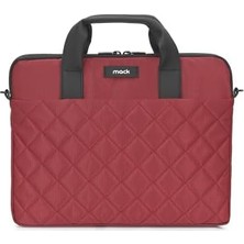 Mack Iksy MCC-902 Laptop Çantası, Erkekler ve Kadınlar Için Profesyonel Bilgisayar Çantası, 13,3 Inç - 14.1 Inç Notebook Çantası, Evrak Çantası, Kırmızı