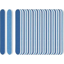 Mini Köpük Pano, Çift Taraflı Tırnak Törpüsü, 220/320 Tanecik, 8,9 cm U x 12,7 cm G, Mavi, 50 Adet