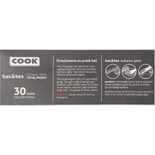 Cook Bas&kes Streç Film Kesme Aparatı, 30 cm x 30 M, Yeşil