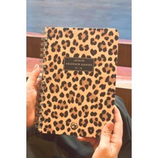 Akademik Ajanda 17X24 cm Spiralli 25/26 Leopard