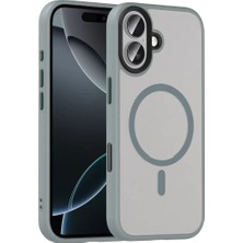 Nemere Mey Ithalat®   iPhone 16 Megane Magsafe Kapak - Titan Gri